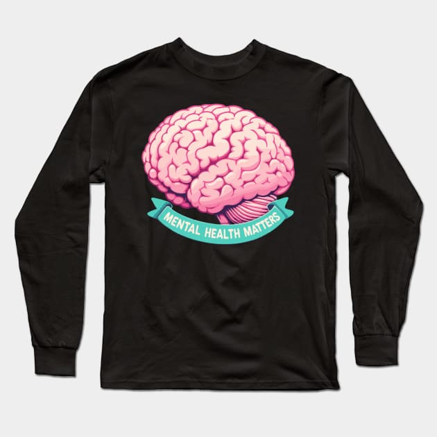 Mental health matter Long Sleeve T-Shirt by TomFrontierArt